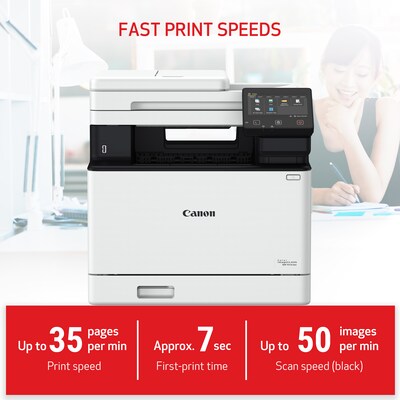 Canon imageCLASS MF751Cdw Wireless Color Laser Printer, All-In-One, Print, Scan, Copy (MF751CDW)