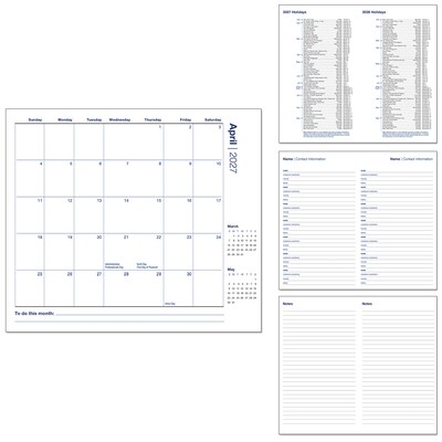 Custom Dental Wave Monthly Pocket Calendar & Vinyl