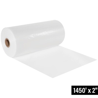 3 Mil Poly Tubing, 2 x 1450, Clear (PT0203)