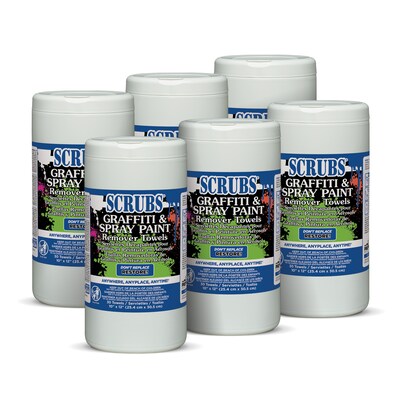 Scrubs Polypropylene Cleaning Towels, 14.5 x 10, 6.3 lbs., 30 Towels/Canister, 6 Canisters/Carton (ITW90130CT)