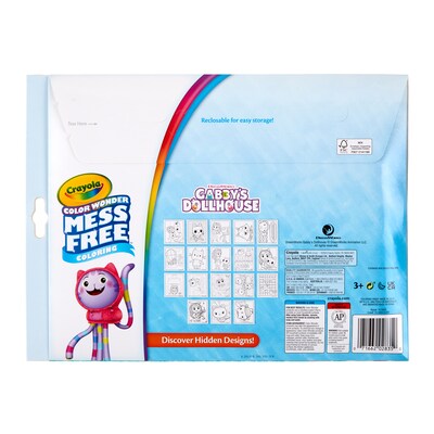 Crayola Color Wonder: Gabby's Dollhouse Coloring Book, 18 Pages, 2 Sets/Bundle (BIN752835-2)