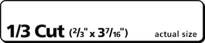 Pres-a-ply Laser/Inkjet File Folder Labels, 2/3" x 3 7/16", White, 1500 Labels Per Pack (30632)