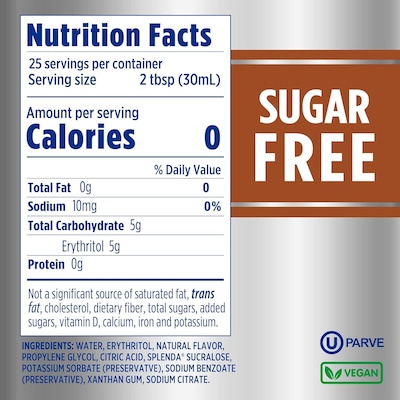 Splenda Brown Sugar Cinnamon Sugar-Free Syrup, 6/Carton (HFP00696)