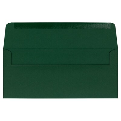 JAM Paper #10 Business Envelope 4 1/8 x 9 1/2, Dark Green, 25/Pack (21514959)