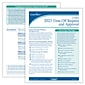 ComplyRight 2023 2-Part Time Off Request and Approval Form, Pack of 50 (A0030)