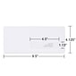 Staples Gummed Security Tinted #10 Window Envelope, 4 1/8" x 9 1/2", White Wove, 500/Box (19806/572043)