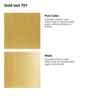 Daler-Rowney FW Acrylic Ink, Gold Imitation, 29.5ml, 3/Bundle (DRW160029701-3)
