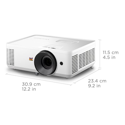 ViewSonic 4500 Lumens WXGA High Brightness Projector with Dual HDMI, USB, VGA, RS232, White (PA700W)