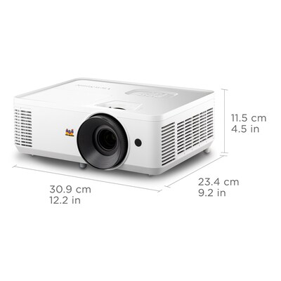 ViewSonic 4500 Lumens WXGA High Brightness Projector with Dual HDMI, USB, VGA, RS232, White (PA700W)