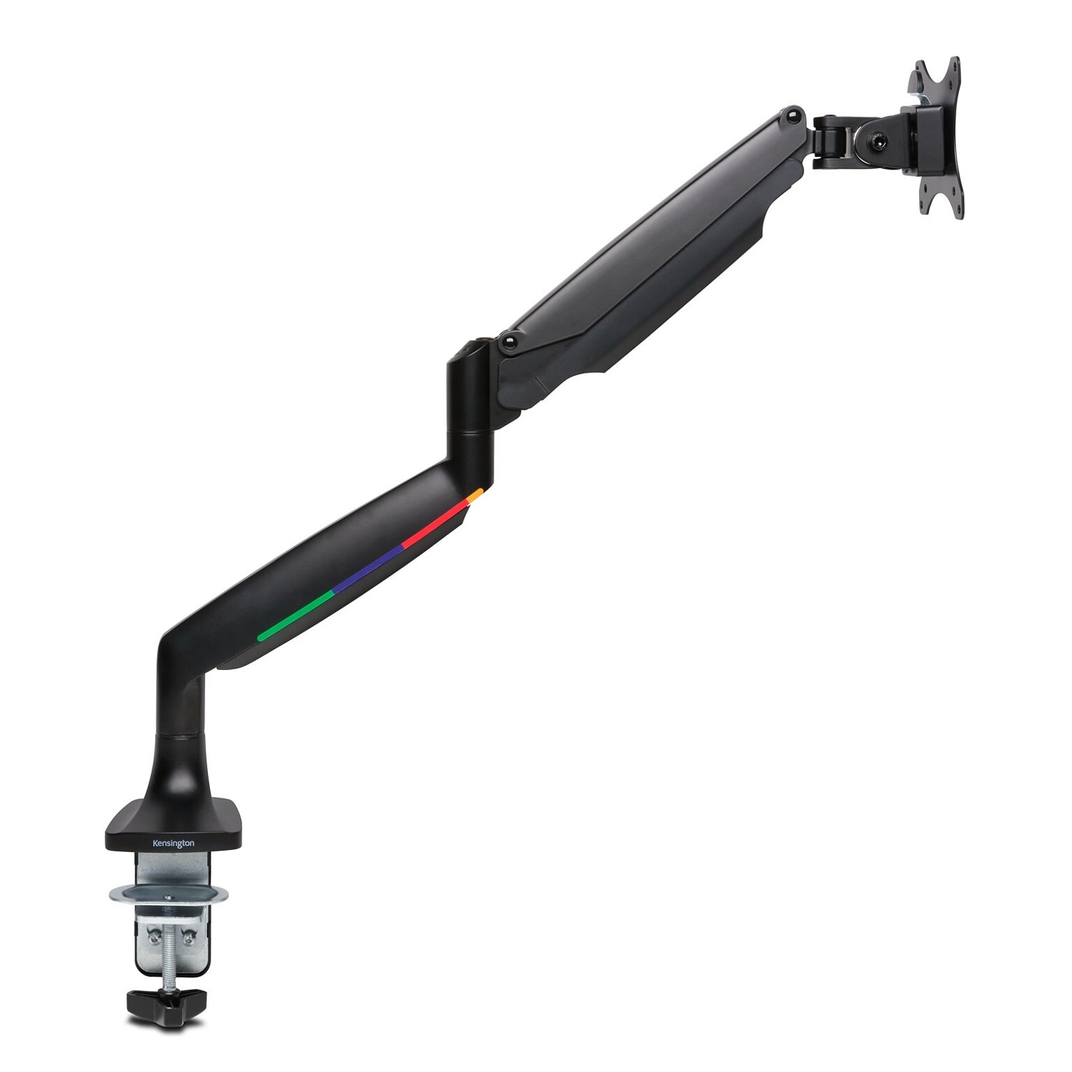 Kensington SmartFit One-Touch Height Adjustable Single Monitor Arm, Up to 34 Monitor, Black (K59600WW)