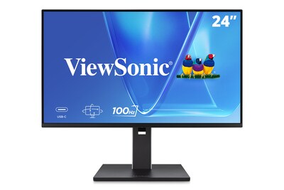 ViewSonic Ergonomic 24 FHD 100Hz LCD Monitor, Black (VG2452)
