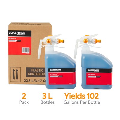 Coastwide Professional Floor Cleaner pH Neutral Concentrate for EasyConnect, 3L, 2/CT (CW3605EC-A)