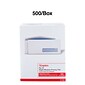 Staples Gummed Security Tinted #10 Window Envelope, 4 1/8" x 9 1/2", White Wove, 500/Box (19806/572043)
