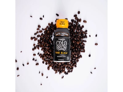 Java House Pure Black Cold Brew Coffee, 8 fl. oz., 24/Carton (FC109080)