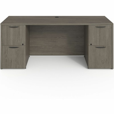 Lorell Prominence 2.0 Double-Pedestal Credenza (LLRPC2472GE)