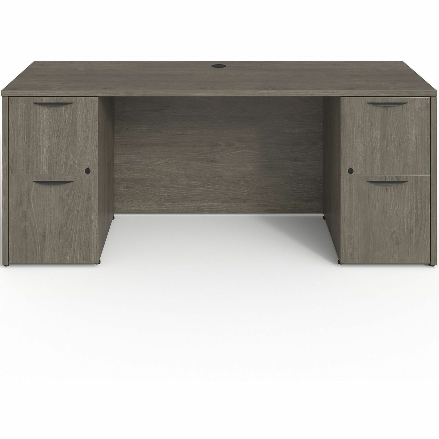 Lorell Prominence 2.0 Double-Pedestal Credenza (LLRPC2472GE)