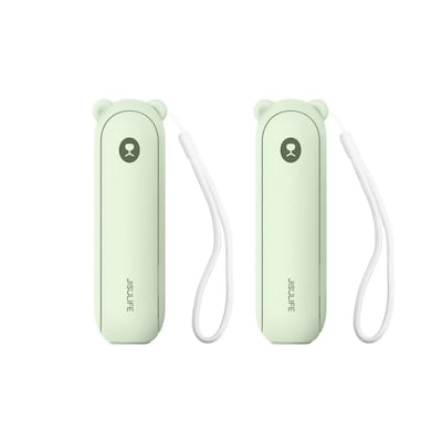 JisuLife Handheld Fan, Mint Green, 2/Kit (FHL08RMGN-KIT-2)