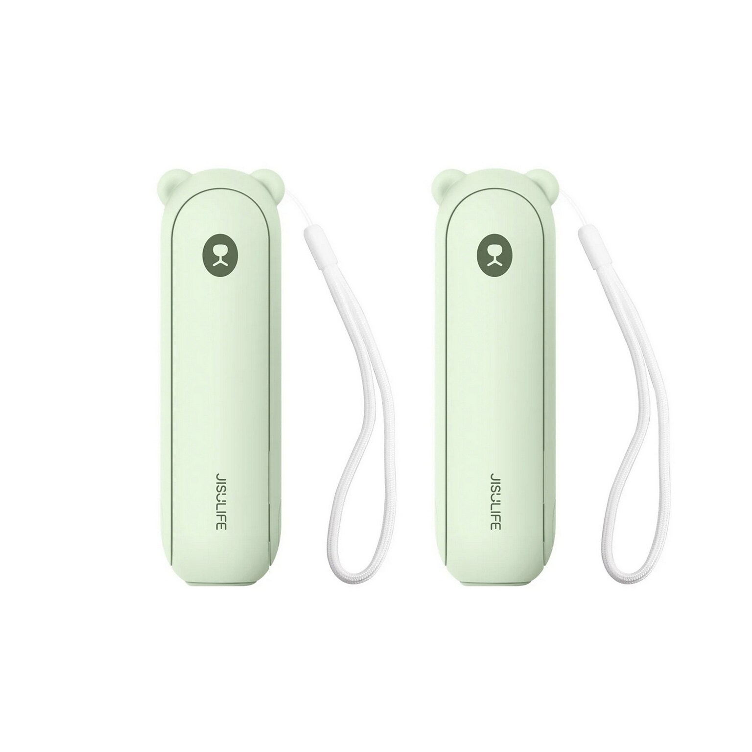JisuLife Handheld Fan, Mint Green, 2/Kit (FHL08RMGN-KIT-2)