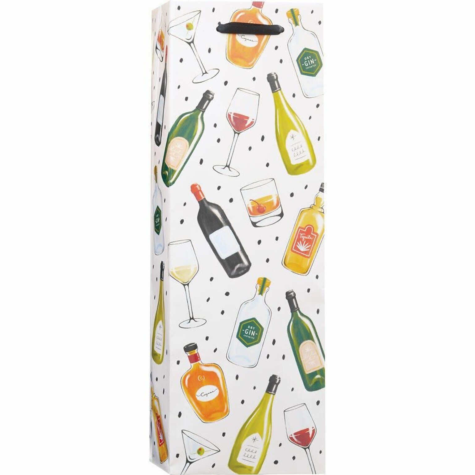 JAM Paper Wine Bottles and Glasses Wine Gift Bags, 3/Pack (52622309939)