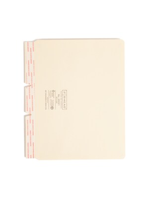 Smead Self-Adhesive Filing Dividers, Letter Size, Manila, 100/Box (68021)
