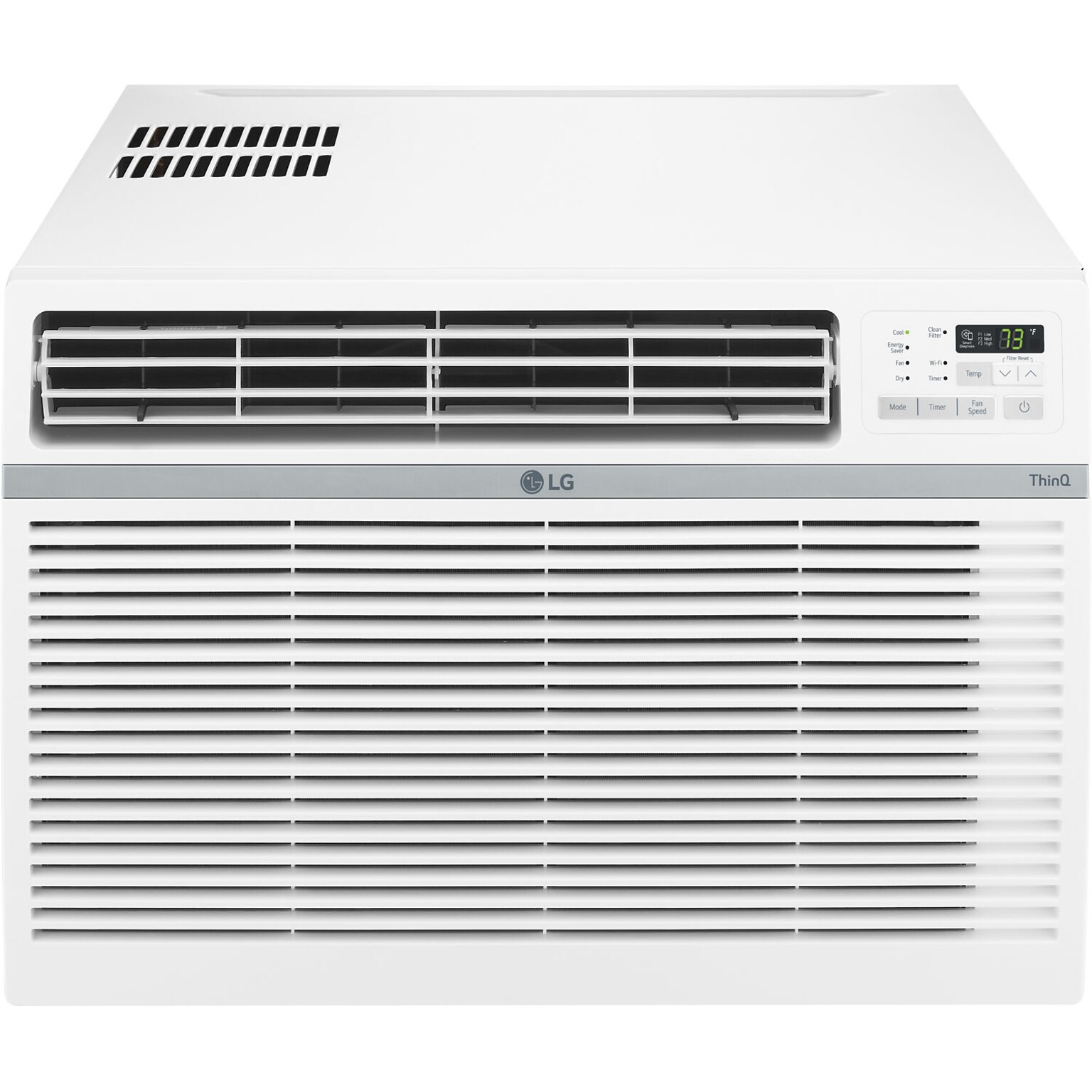 LG 230-Volt 18,000 BTU Window Smart Air Conditioner with Remote, WiFi Enabled, White (LW1821ERSM)