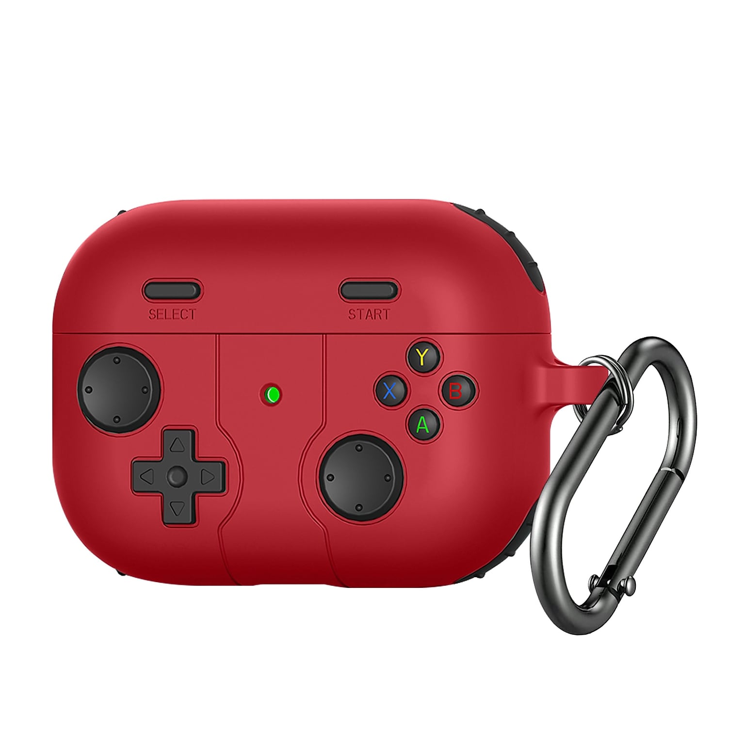 SaharaCase Inspire Series Silicone Case with Premium Clip for Airpods Pro 3, Shock Absorbing, Viper Red (HP00229)