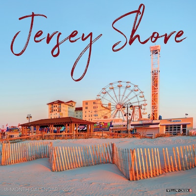 2025 Willow Creek Jersey Shore 12 x 12 Monthly Wall Calendar (43585)