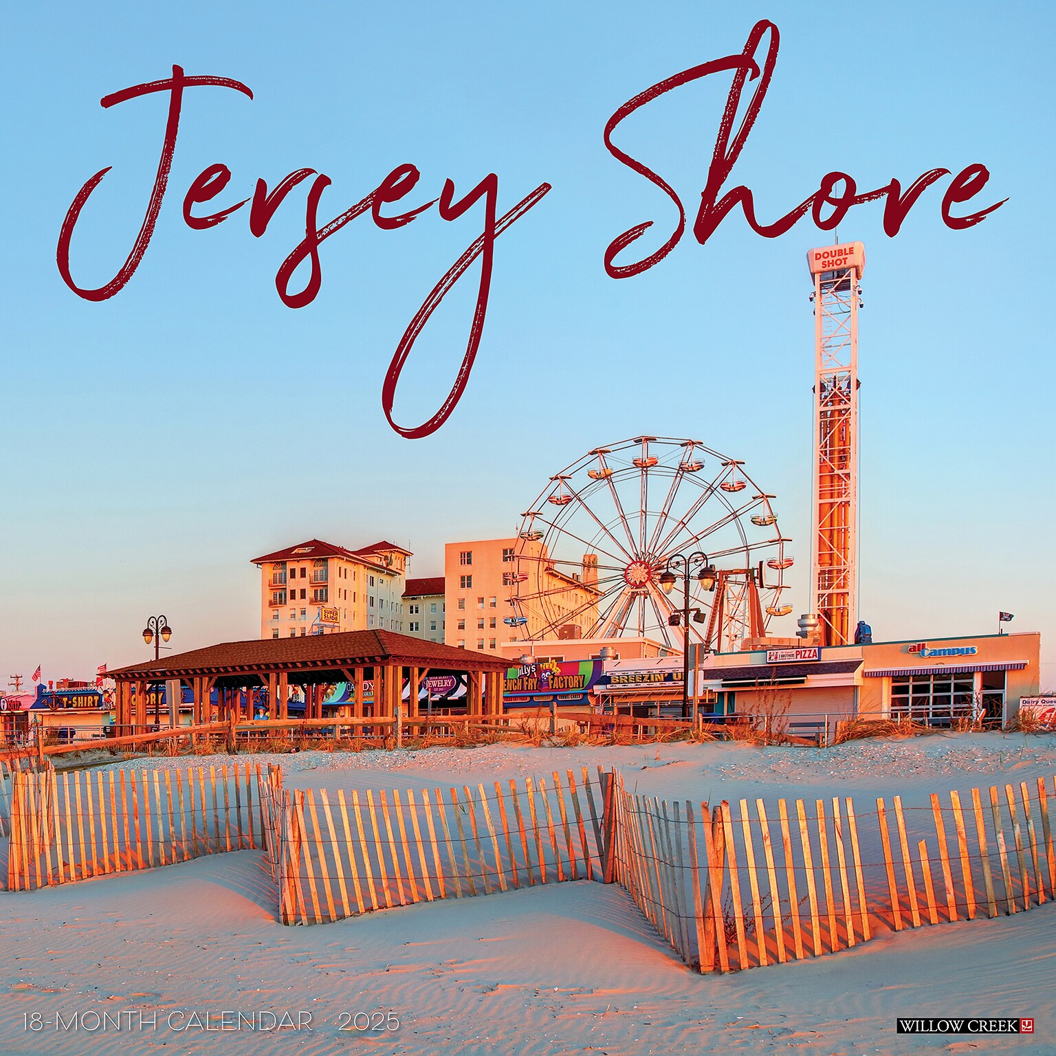 2025 Willow Creek Jersey Shore 12 x 12 Monthly Wall Calendar (43585)