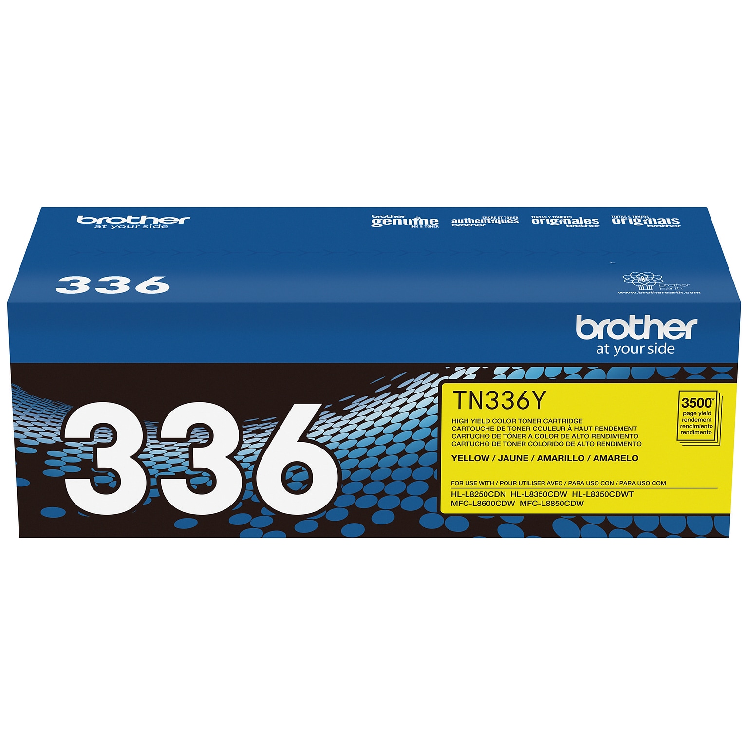 Brother TN-336 Yellow High Yield Toner Cartridge   (TN336Y)