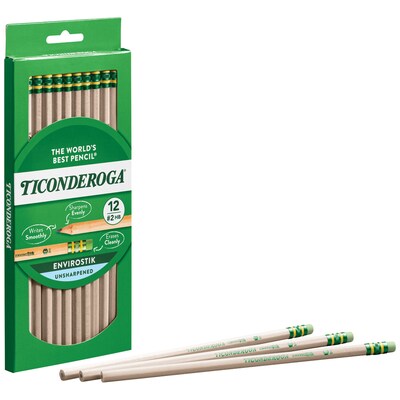 Ticonderoga Wooden Pencil, #2 Soft Lead, Dozen (X96212X)