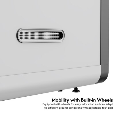 FlexiSpot NeoPod Modular Series 1-Person Privacy Booth, White (P1FC-3W)
