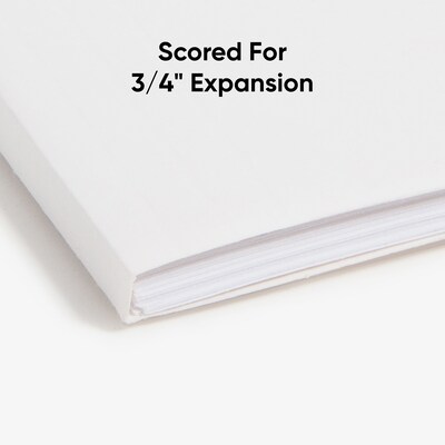Smead FasTab Recycled Hanging File Folder, 1-Tab, Letter Size, White, 20/Box (64002)
