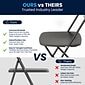 Flash Furniture HERCULES Plastic Student/School Chairs, Black, 10/Pack (LE-L-3-BK-GG)