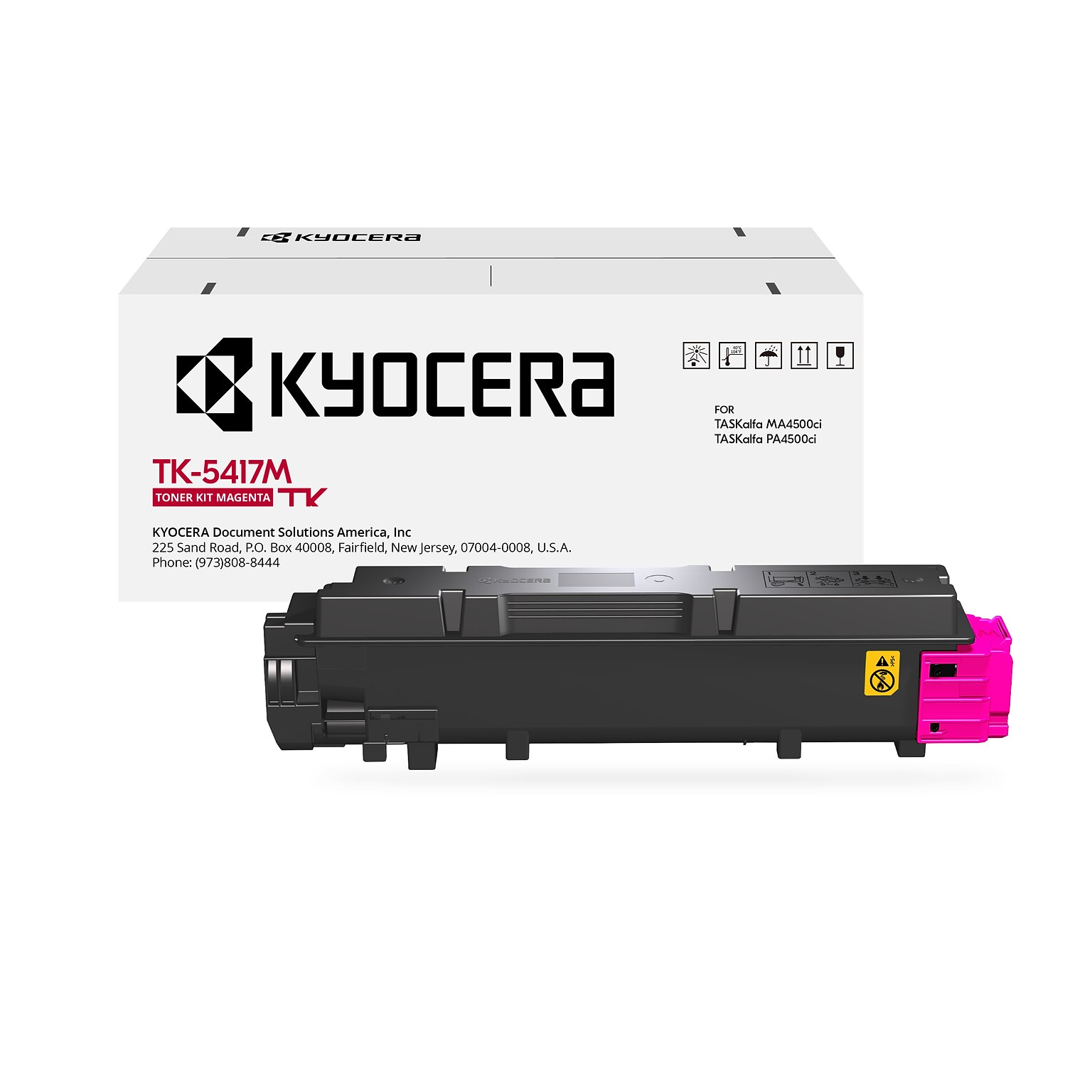 Kyocera TK-5417M Magenta Standard Yield Toner Cartridge (1T02Z7BUS0)