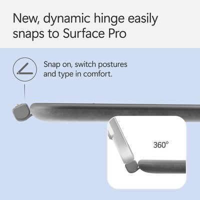 Microsoft Surface Pro 12" Keyboard Cover, Slate (EP2-32033)