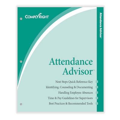 ComplyRight 2027 Attendance Calendar Set, 25 Forms/Pack (A1411W16PK25)
