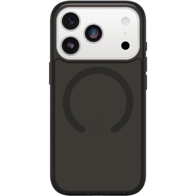 OtterBox Symmetry Series Clear MagSafe Case for iPhone 17 Pro Max, Shock Absorbing, Black Mist (77-98877)