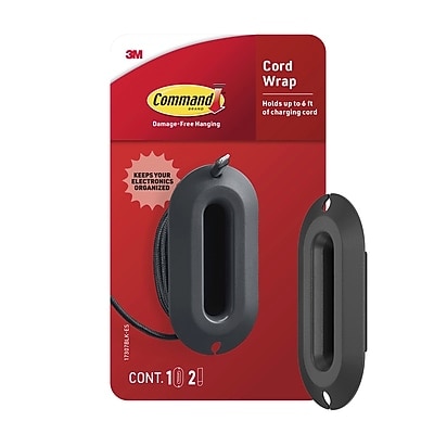 Command Cable Wrap, Black (17307BLK-ES)
