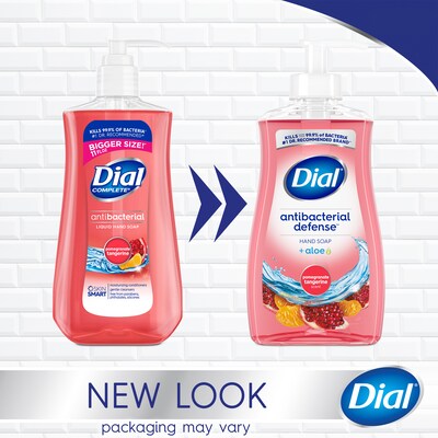 Dial Complete Antibacterial Liquid Hand Soap, Pomegranate Tangerine Scent (00017000209432)