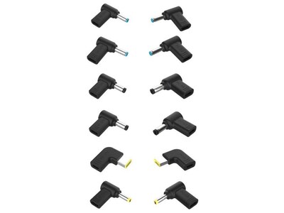 j5create 100W PD USB Type-C/Type-A Super Charger with Adapters, Black (JUP2290DC)