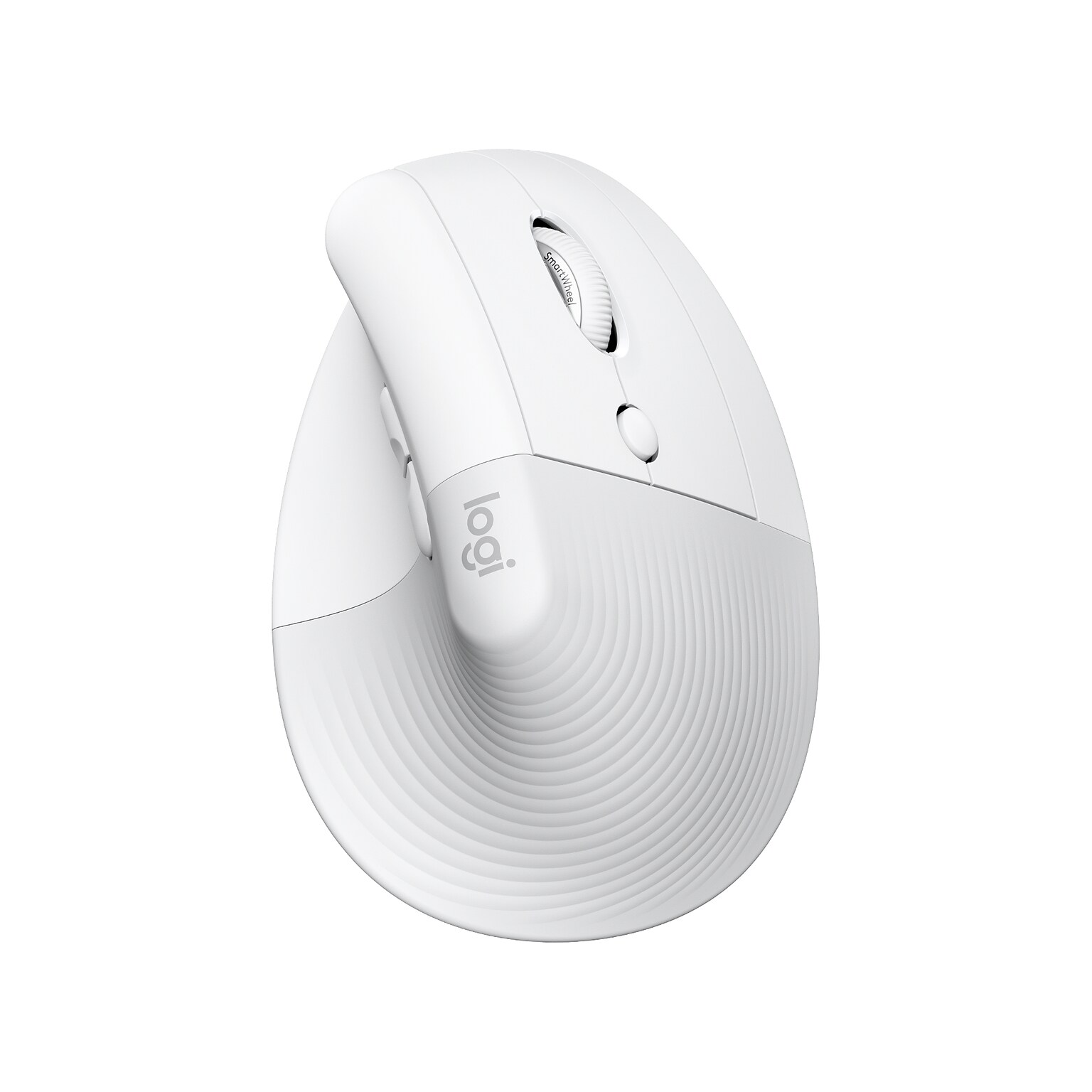 Logitech Lift for Mac Wireless Ergonomic Vertical Optical Bluetooth & USB Mouse, White (910-006471)