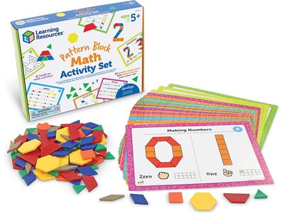 Learning Resources Pattern Block Math Activity Set (LER6135)