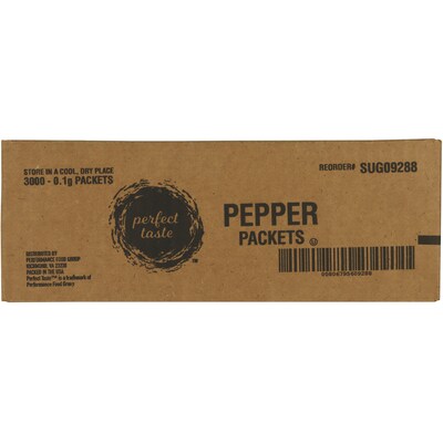 Perfect Taste Single Serve Pepper, 3000/Pack (38175)