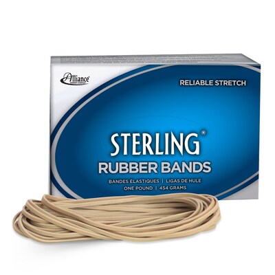 Alliance Sterling Multi-Purpose #117B Rubber Bands, 7 x 1/8, 250/Pack (25405)