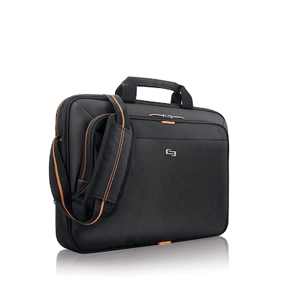 Solo New York Ace Slim Brief, Black/Orange (UBN101-4U4)