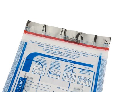 TripLok Series E Deposit Bags, Clear, 50/Pack (585048)