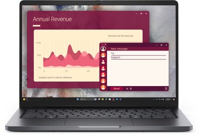Dell Pro 14 14” IPS, AI Laptop, Intel Core 5, 8GB RAM, 256GB SSD, Backlit Keyboard, 10.3 Hour Battery, Windows 11 Pro