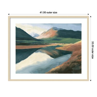 Amanti Art High North by James Wiens Wood Framed Wall Art Print, 41" x 33" (A42675548092)