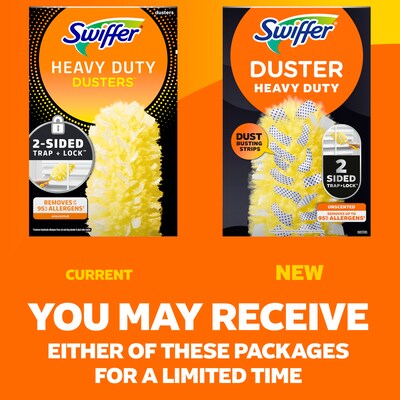 Swiffer Heavy Duty Duster Blend Refills, Yellow, 11 Dusters/Box (99035)