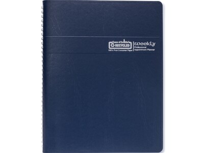 2024 House of Doolittle 8.5 x 11 Weekly Appointment Book, Blue (272-07-24)